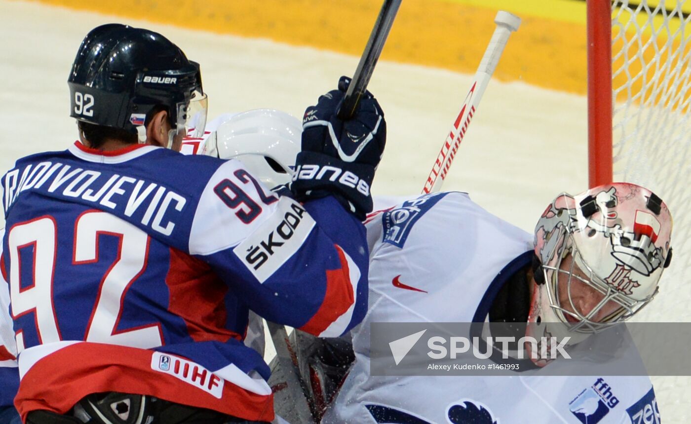 2013 IIHF World Championship. France vs Slovakia