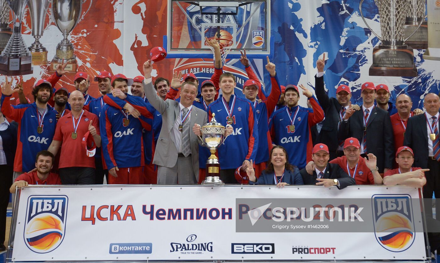 Russian Professional Basketball League. CSKA vs Khimki
