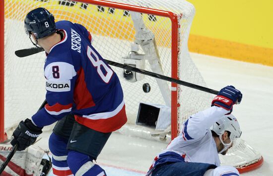 2013 IIHF World Championship. France vs Slovakia