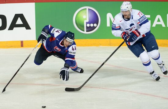 2013 IIHF World Championship. France vs Slovakia