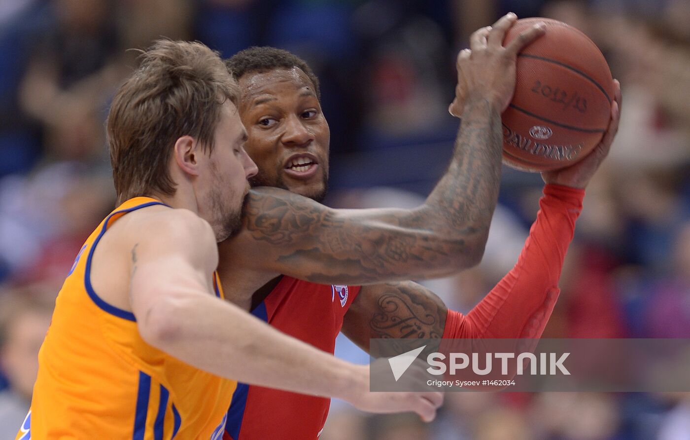 Russian Professional Basketball League. CSKA vs Khimki