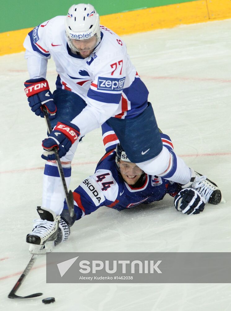 2013 IIHF World Championship. France vs Slovakia