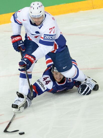 2013 IIHF World Championship. France vs Slovakia
