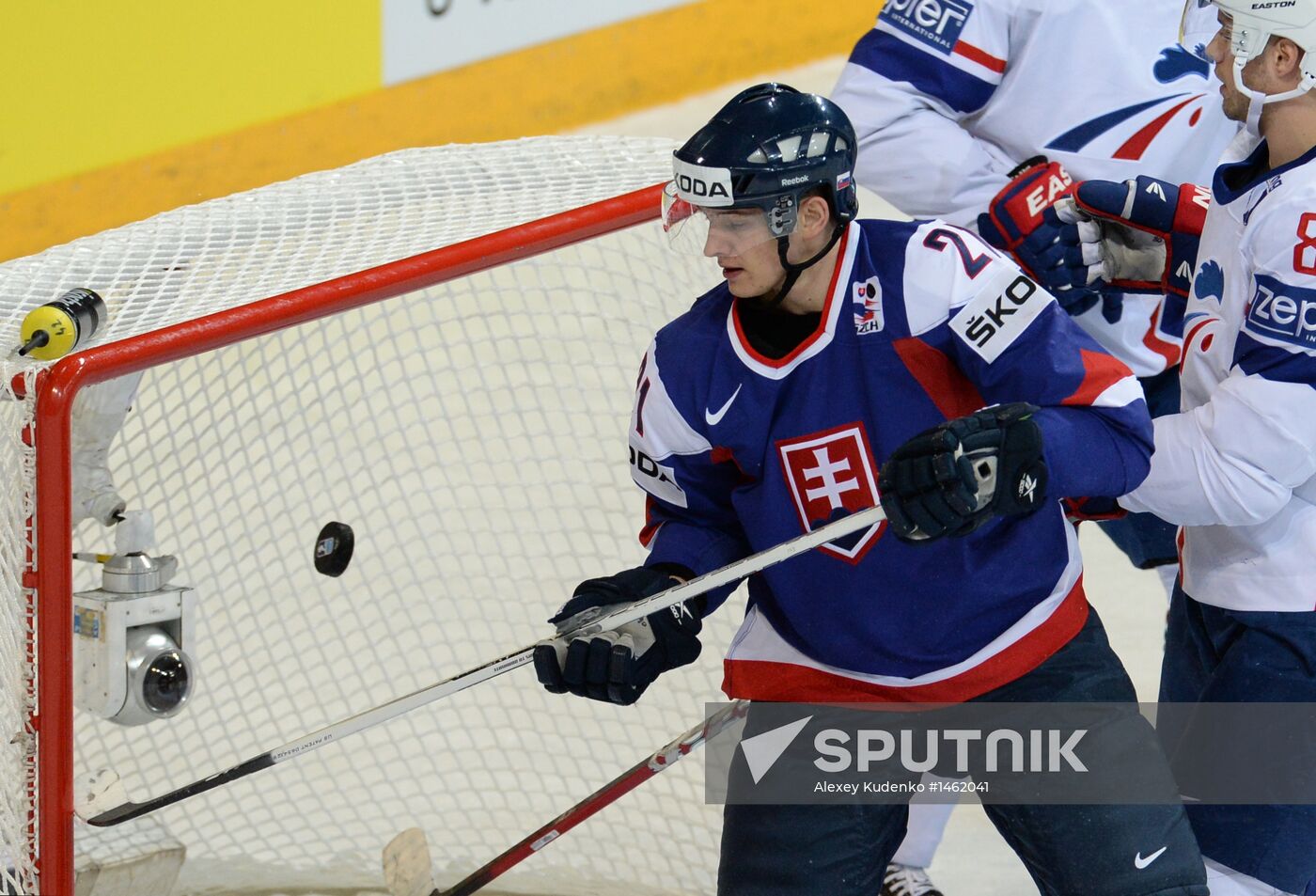 2013 IIHF World Championship. France vs Slovakia