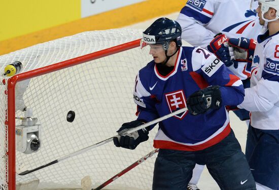 2013 IIHF World Championship. France vs Slovakia
