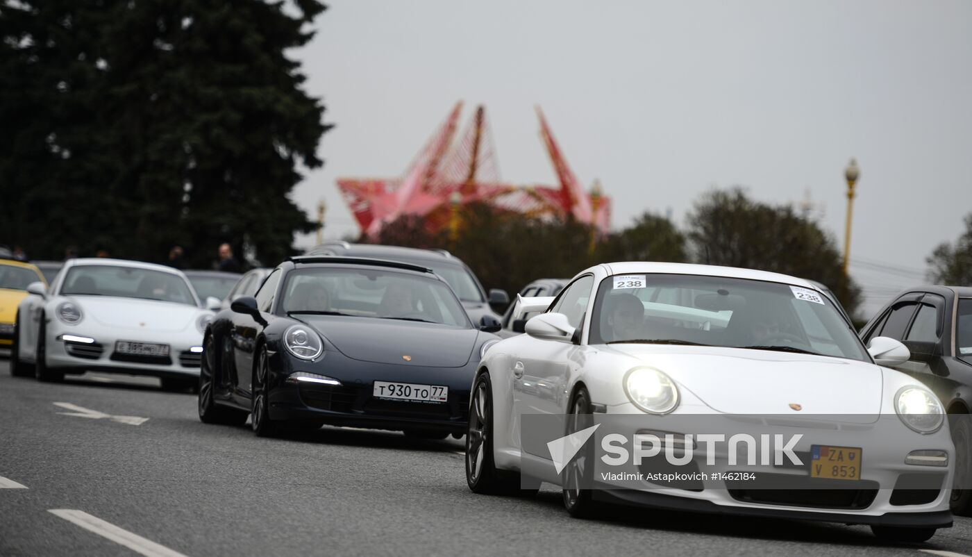 Porsche Parade motor rally