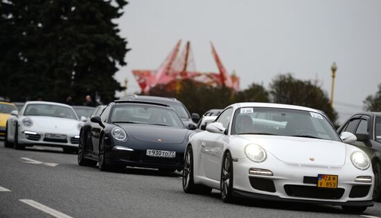Porsche Parade motor rally