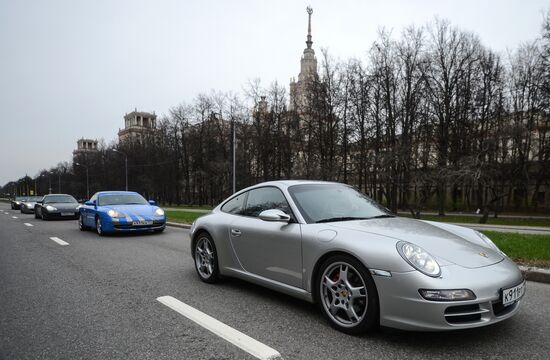 Porsche Parade motor rally