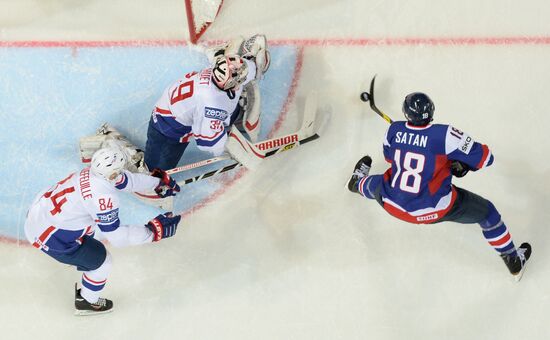 2013 IIHF World Championship. France vs Slovakia