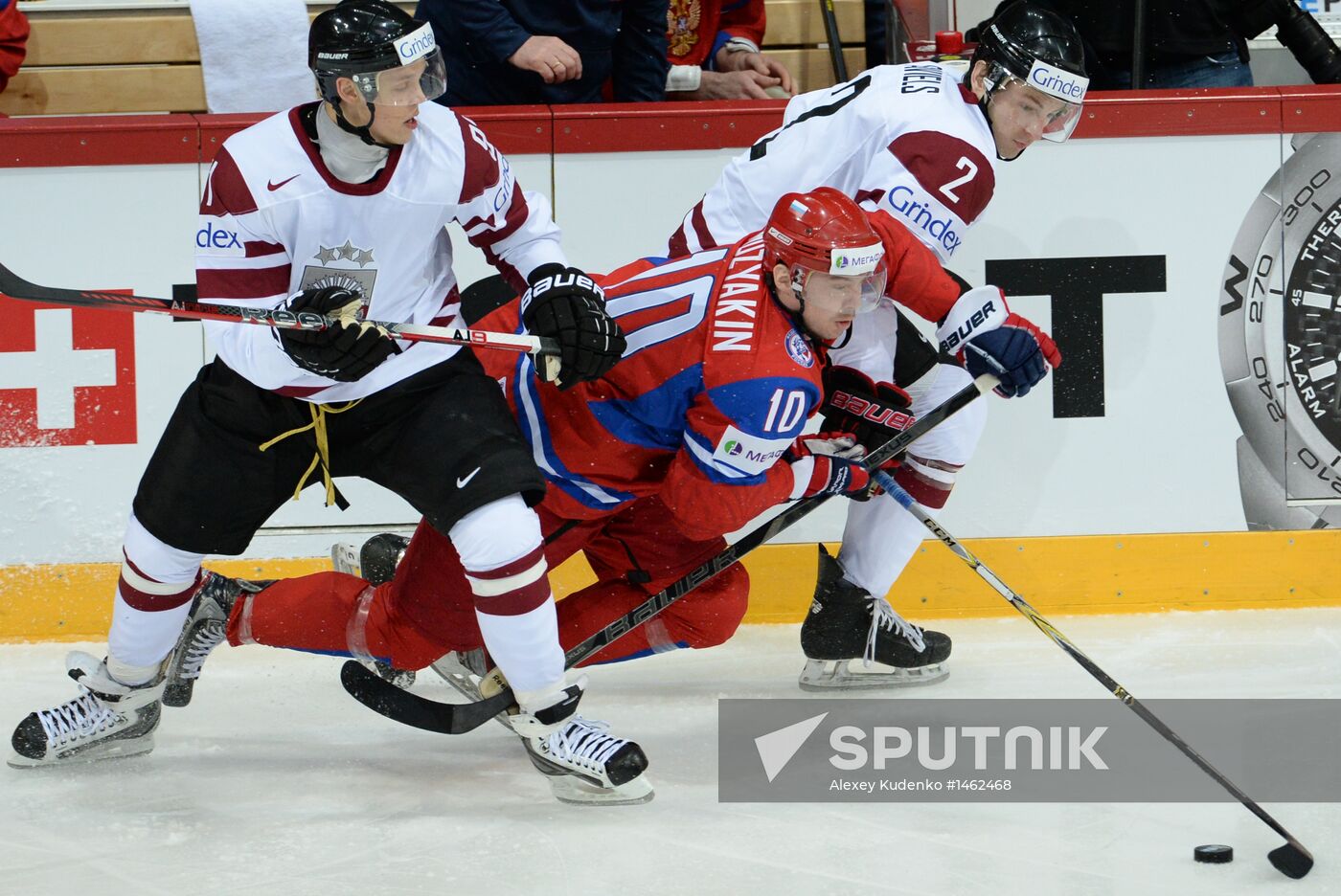 2013 Men's World Ice Hockey Championships. Russia vs. Latvia