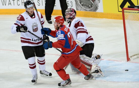 2013 Men's World Ice Hockey Championships. Russia vs. Latvia