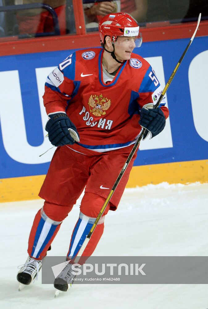 2013 Men's World Ice Hockey Championships. Russia vs. Latvia