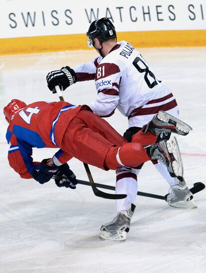 2013 Men's World Ice Hockey Championships. Russia vs. Latvia