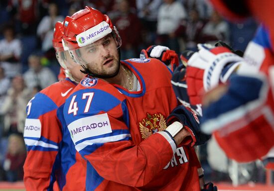 2013 Men's World Ice Hockey Championships. Russia vs. Latvia