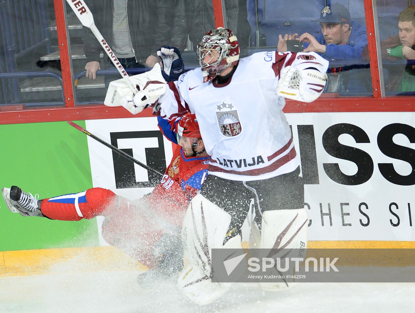 2013 Men's World Ice Hockey Championships. Russia vs. Latvia