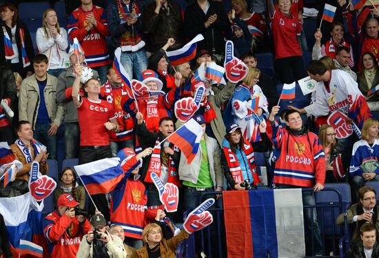 2013 Men's World Ice Hockey Championships. Russia vs. Latvia