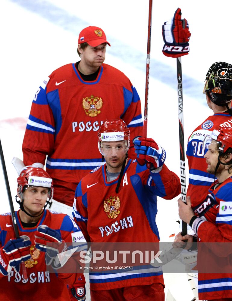2013 Men's World Ice Hockey Championships. Russia vs. Latvia