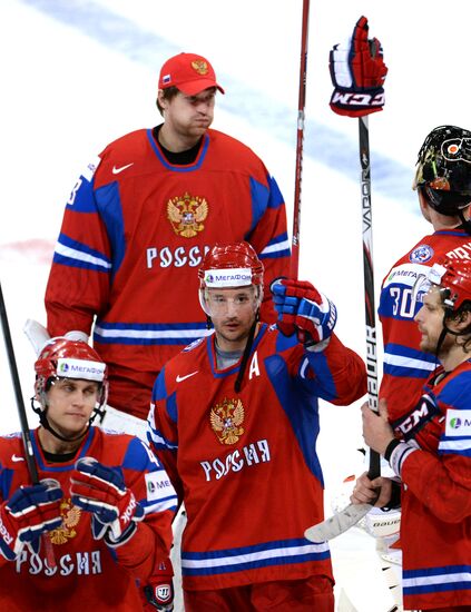 2013 Men's World Ice Hockey Championships. Russia vs. Latvia