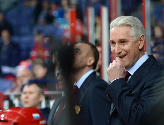 2013 Men's World Ice Hockey Championships. Russia vs. Latvia