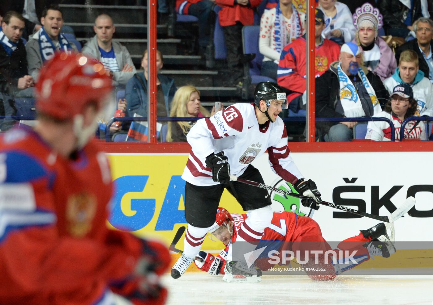 2013 Men's World Ice Hockey Championships. Russia vs. Latvia