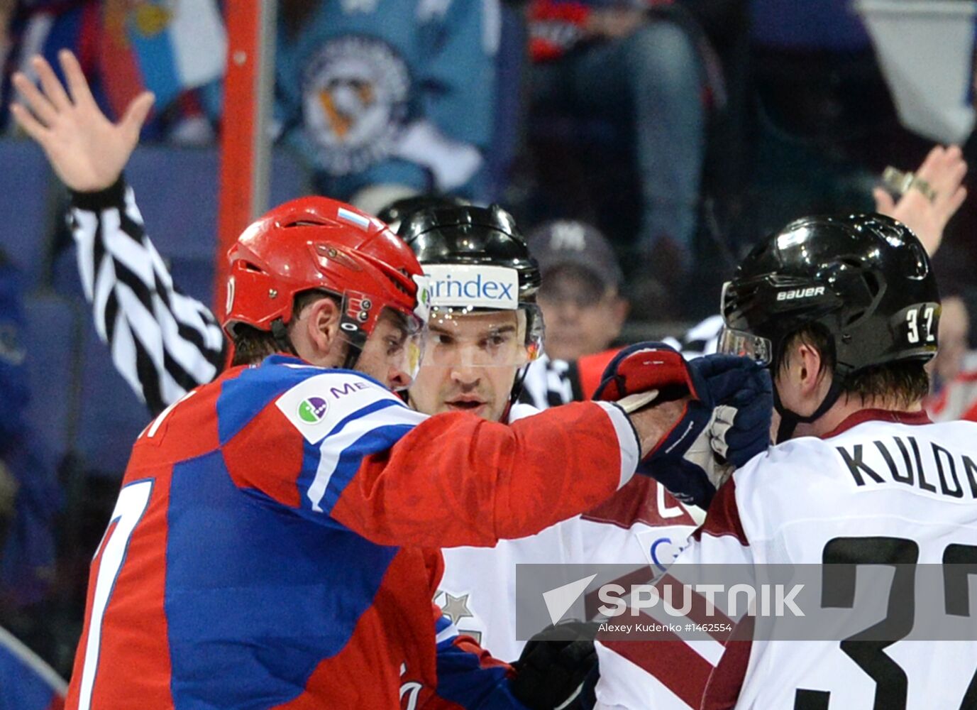 2013 Men's World Ice Hockey Championships. Russia vs. Latvia