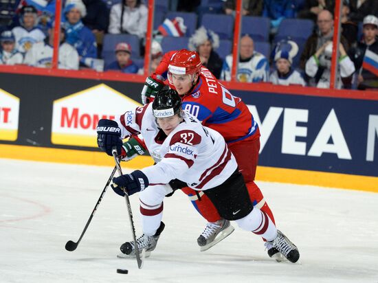 2013 Men's World Ice Hockey Championships. Russia vs. Latvia