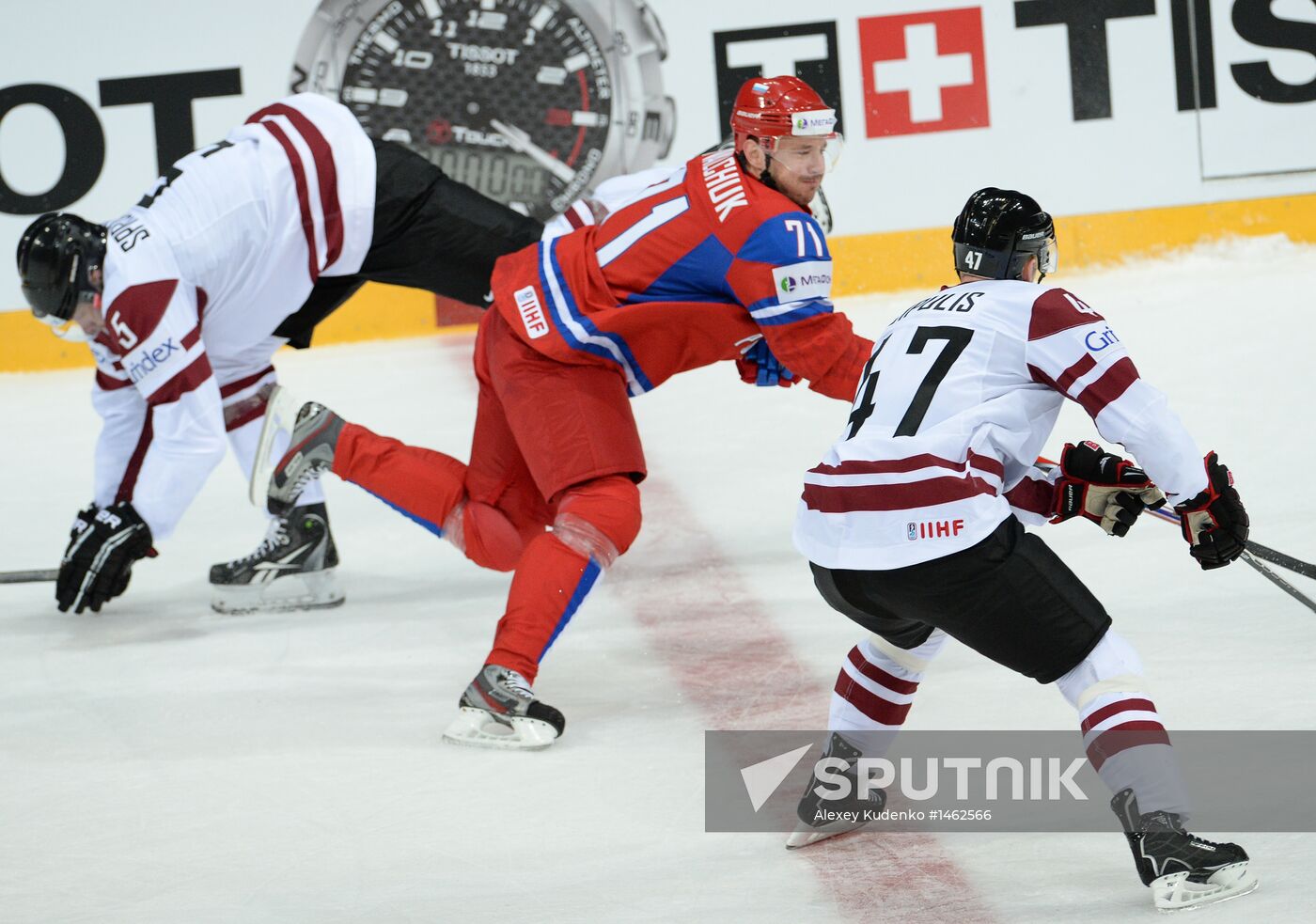 2013 Men's World Ice Hockey Championships. Russia vs. Latvia
