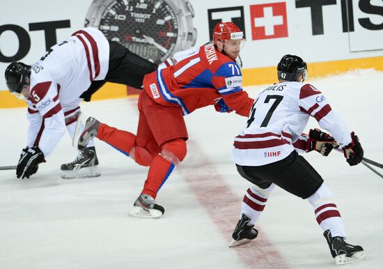 2013 Men's World Ice Hockey Championships. Russia vs. Latvia
