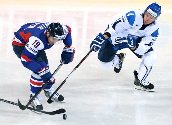 Men's World Ice Hockey Championships. Finland vs. Slovakia