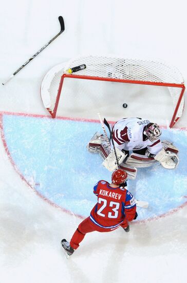 2013 Men's World Ice Hockey Championships. Russia vs. Latvia