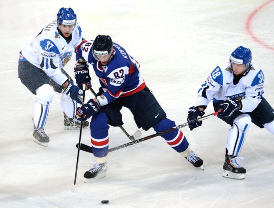 Men's World Ice Hockey Championships. Finland vs. Slovakia