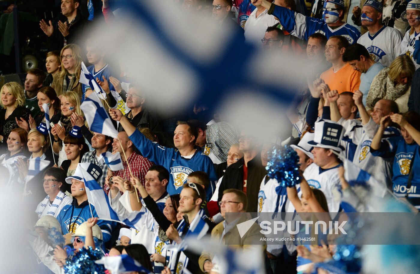 Men's World Ice Hockey Championships. Finland vs. Slovakia