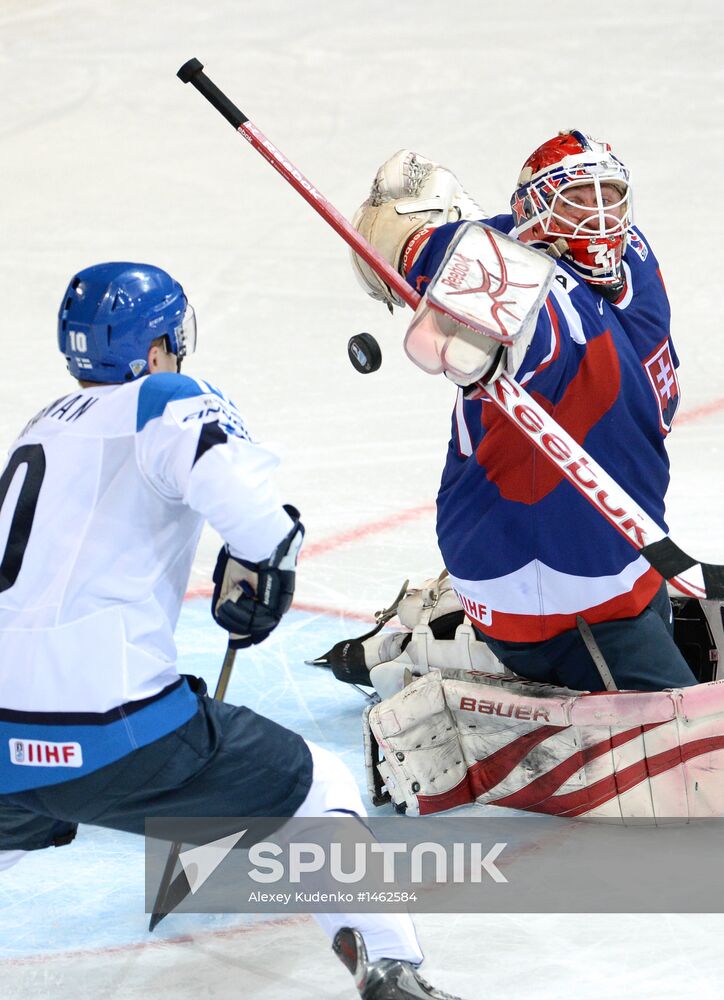 Men's World Ice Hockey Championships. Finland vs. Slovakia