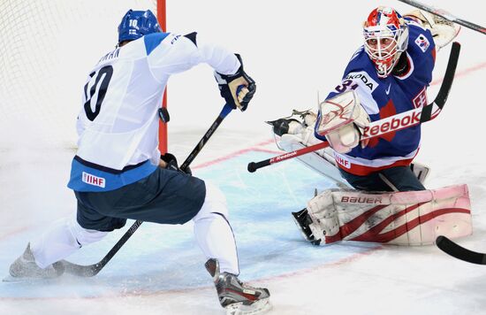 Men's World Ice Hockey Championships. Finland vs. Slovakia