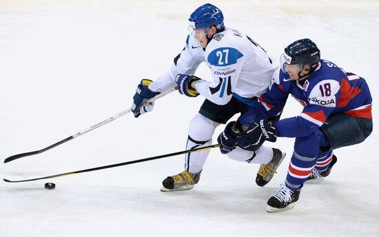 Men's World Ice Hockey Championships. Finland vs. Slovakia
