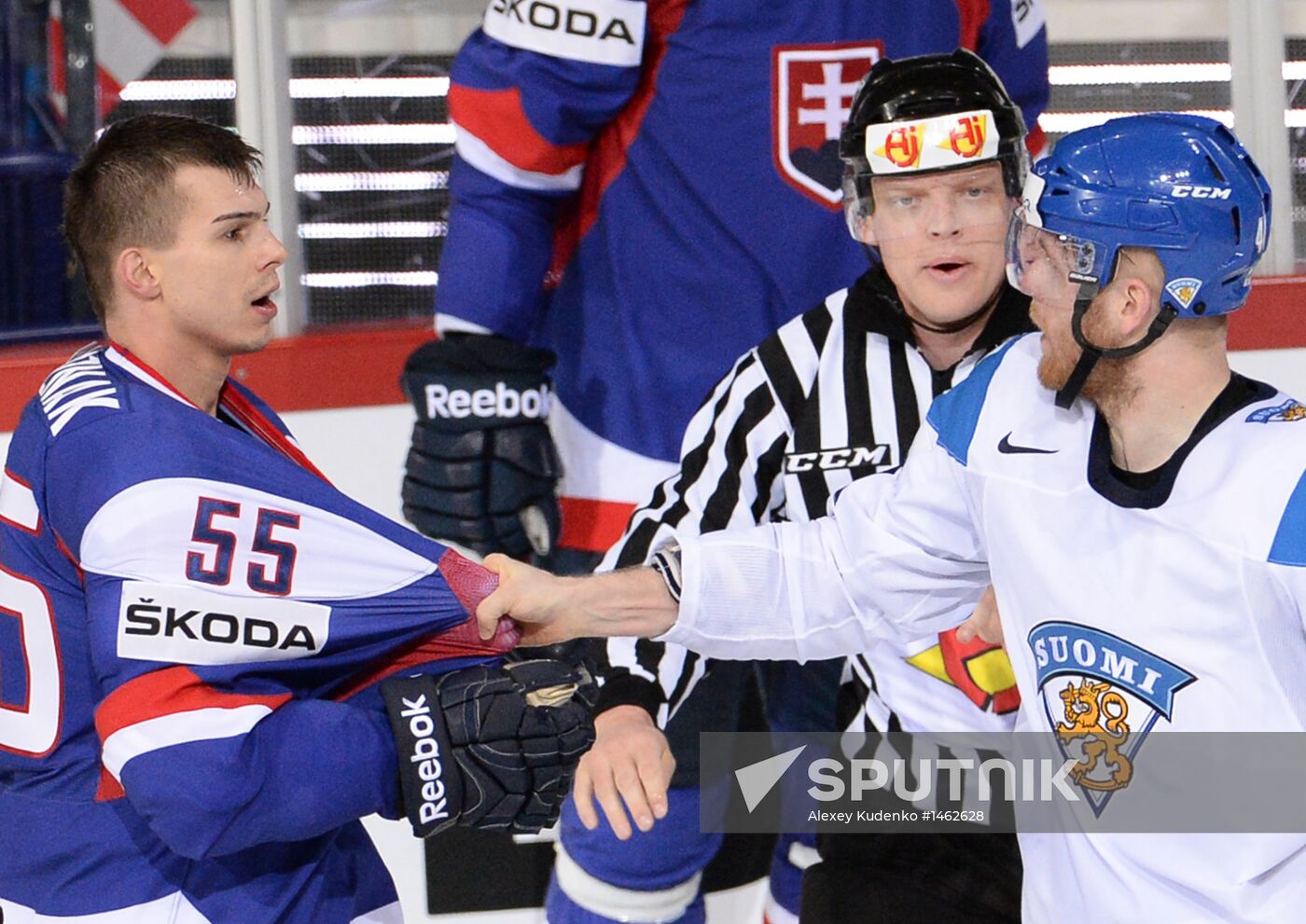 Men's World Ice Hockey Championships. Finland vs. Slovakia