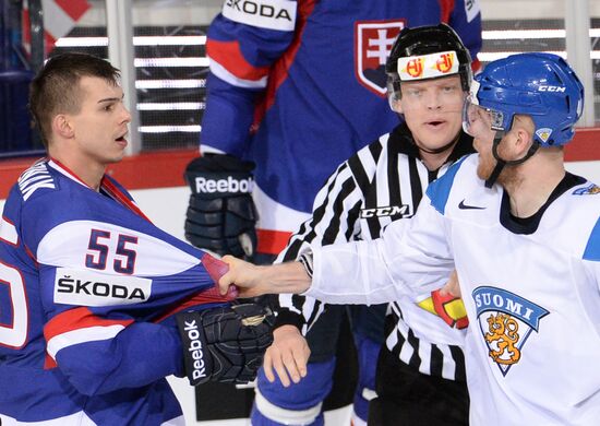 Men's World Ice Hockey Championships. Finland vs. Slovakia