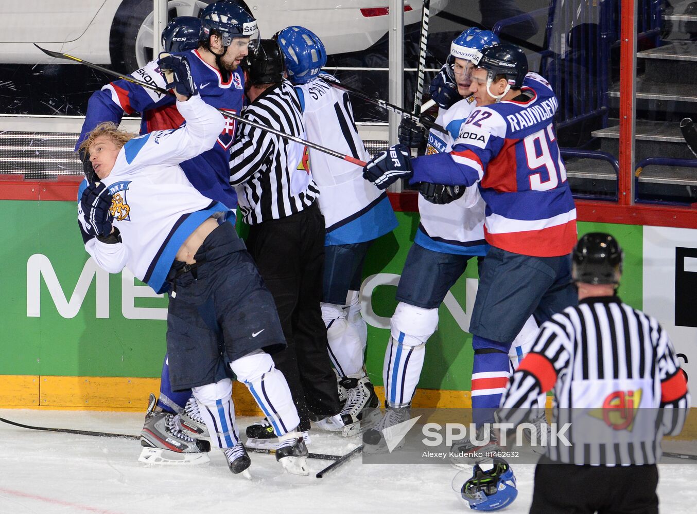 Men's World Ice Hockey Championships. Finland vs. Slovakia