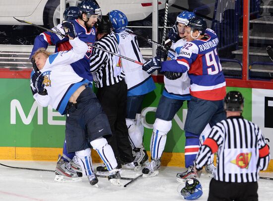 Men's World Ice Hockey Championships. Finland vs. Slovakia
