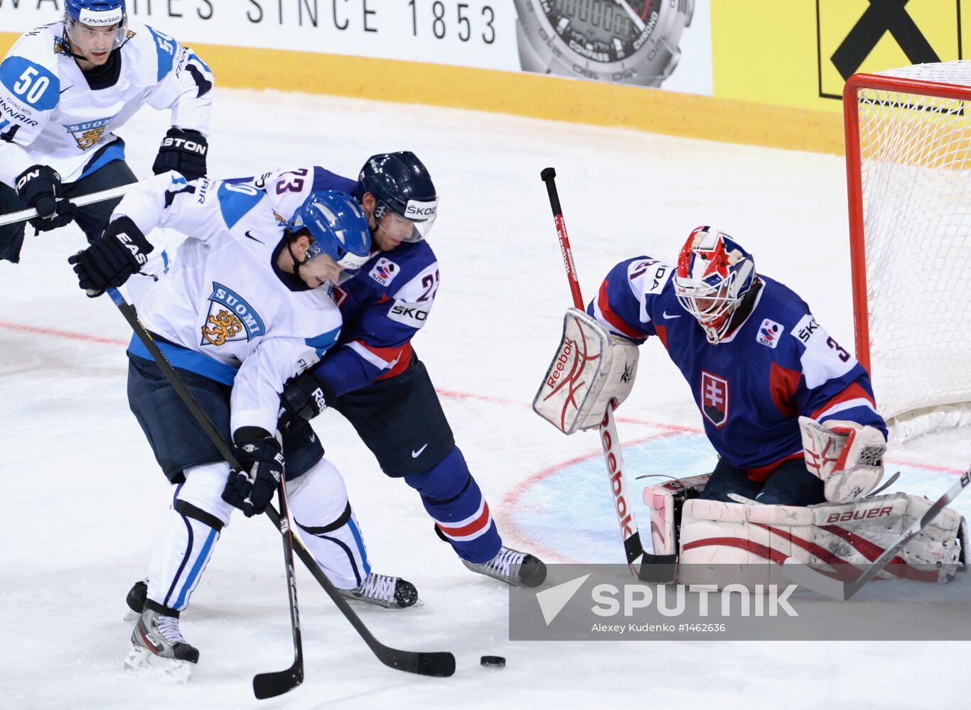 Men's World Ice Hockey Championships. Finland vs. Slovakia