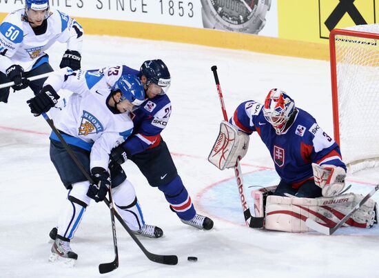 Men's World Ice Hockey Championships. Finland vs. Slovakia