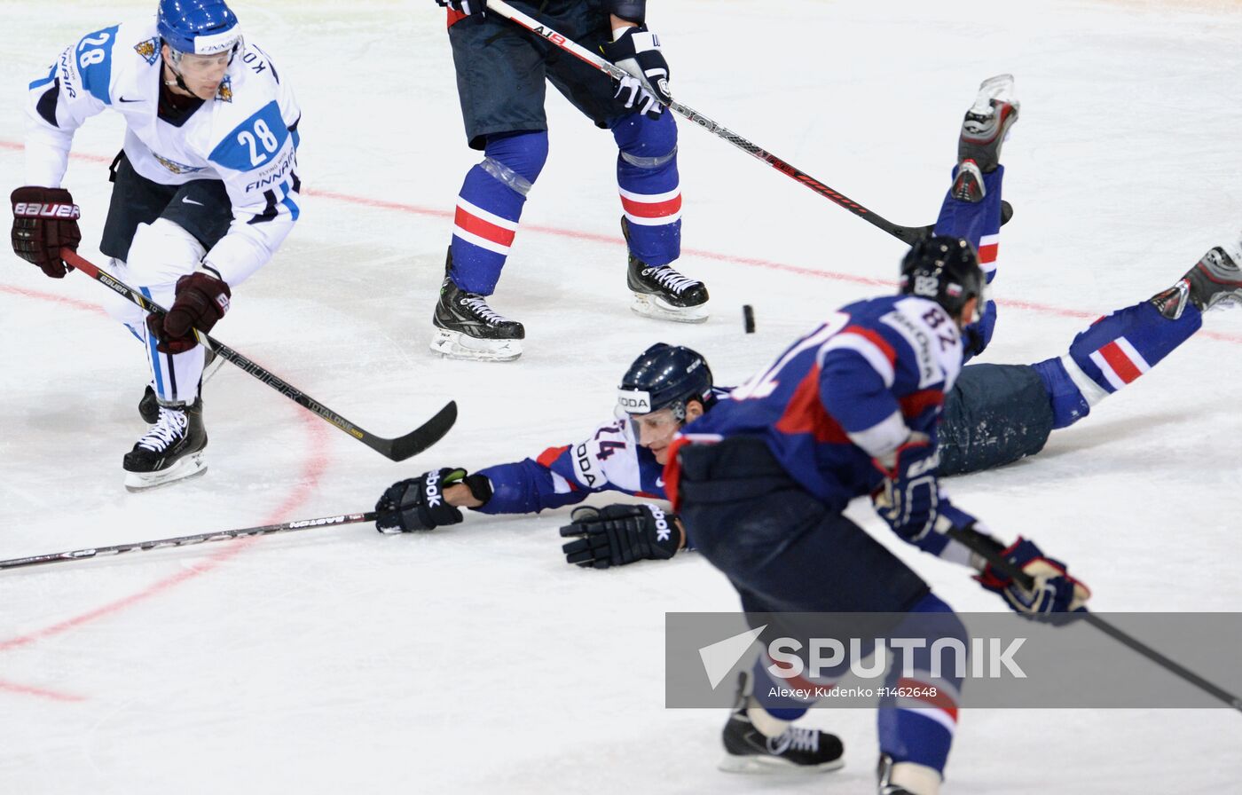 Men's World Ice Hockey Championships. Finland vs. Slovakia