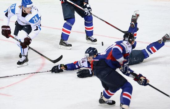 Men's World Ice Hockey Championships. Finland vs. Slovakia