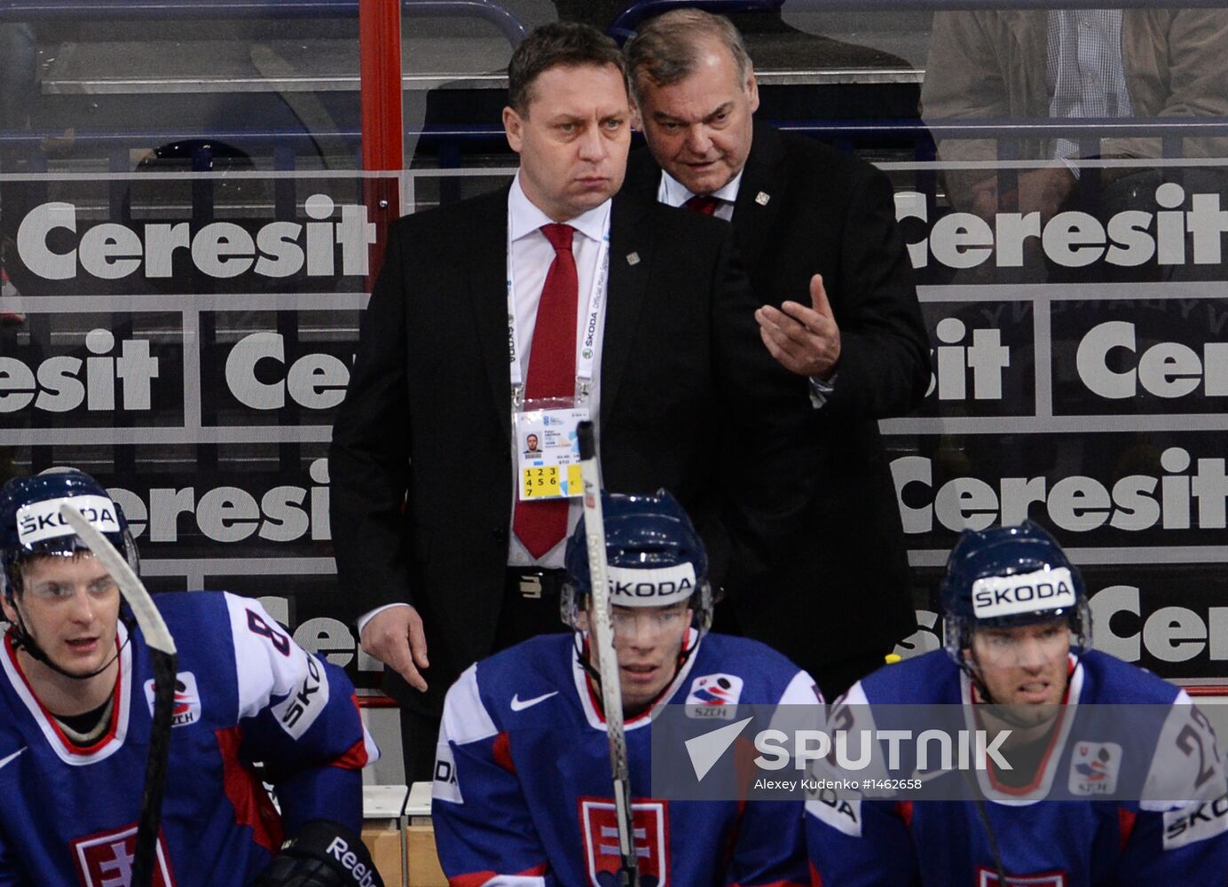 Men's World Ice Hockey Championships. Finland vs. Slovakia