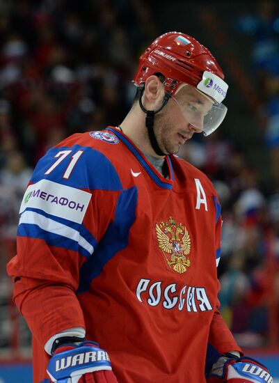 2013 Men's World Ice Hockey Championships. Russia vs. Latvia