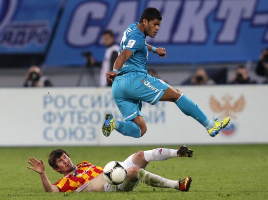 Russian Football Premier League. Zenit vs. Alania