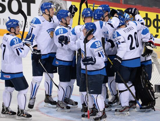 Men's World Ice Hockey Championships. Finland vs. Slovakia