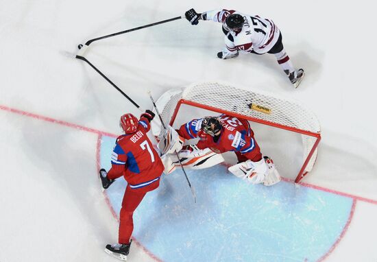 2013 Men's World Ice Hockey Championships. Russia vs. Latvia