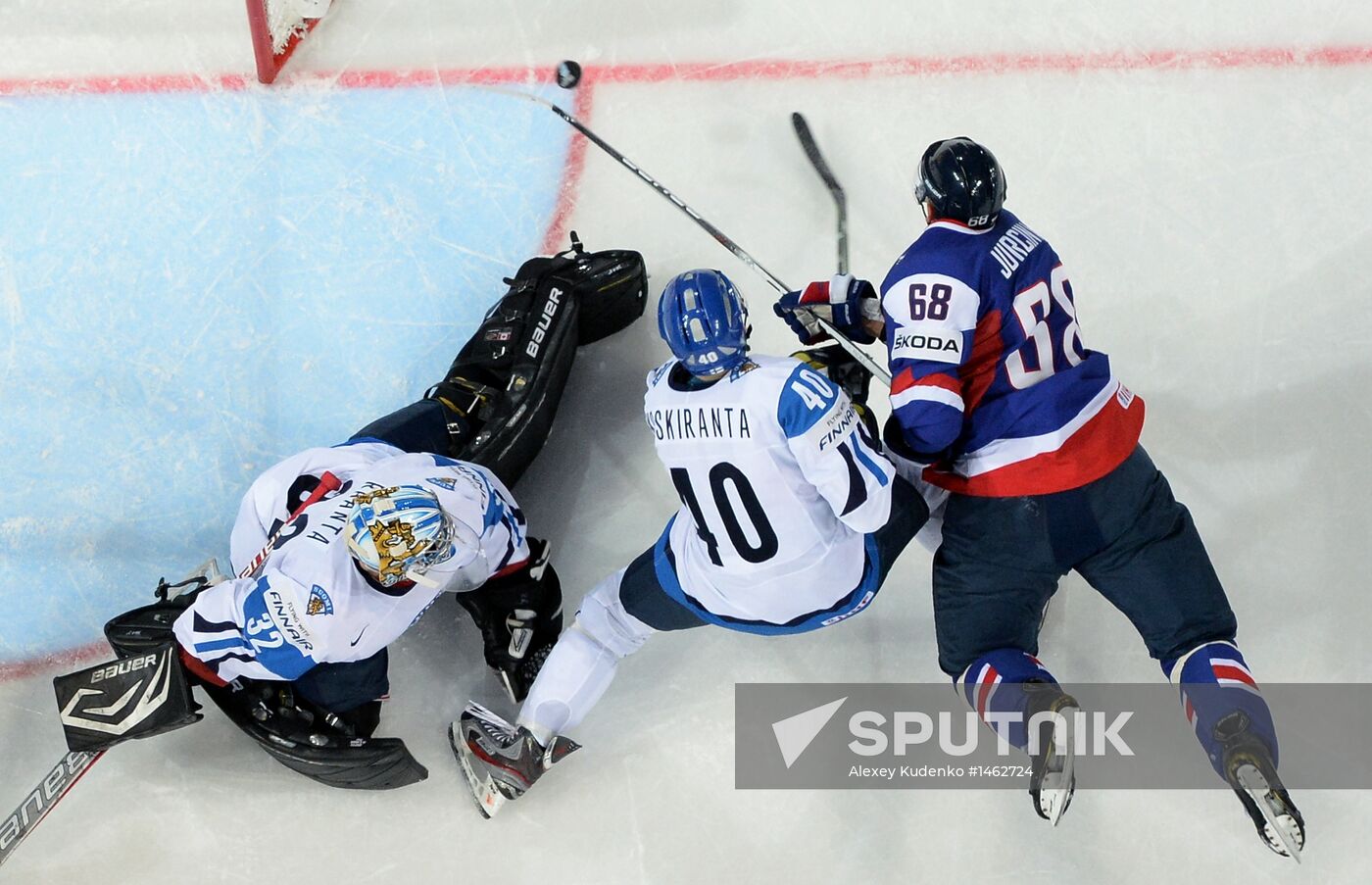 Men's World Ice Hockey Championships. Finland vs. Slovakia