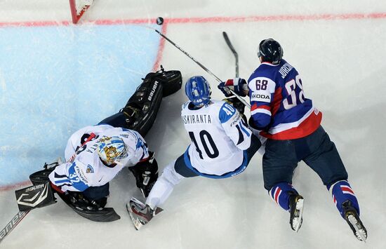 Men's World Ice Hockey Championships. Finland vs. Slovakia